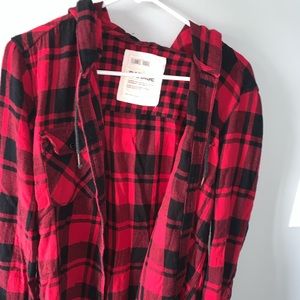 Garage Hooded Flannel